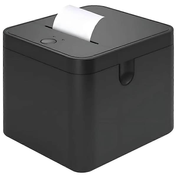 Termisk kvitteringsprinter, høj hastighed 90 mm/s, USB/BT-forbindelse, ESC/POS-kompatibel, til //IOS/Android EU-stik
