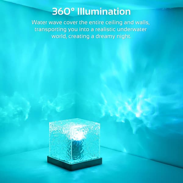 Galaxy Projektorlampe til Soveværelse - Sensorisk Ocean Wave-lampe med 16 Farver, 30 Lystilstande Stjerneprojektor til