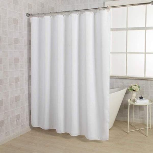 Vaffelmønstret dusjforheng, Tykt vaffelvevd dusjforheng til badet