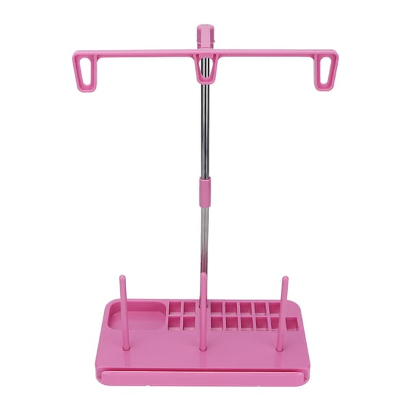 Thread Stand 3 Spools Holder Easy Wright Household Sewing Machine Tool for Quilting DIY Pink