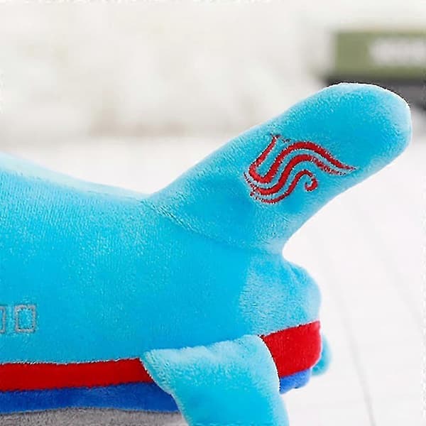 New 40cm Size Simulation Airplane Plush Toys Children Sleeping Back Cushion Soft Airplane Stuffed Pillow