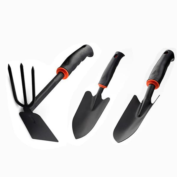 1 st (svart bred spade) trädgårdsspade för plantering och omplantering, flexibel användning
