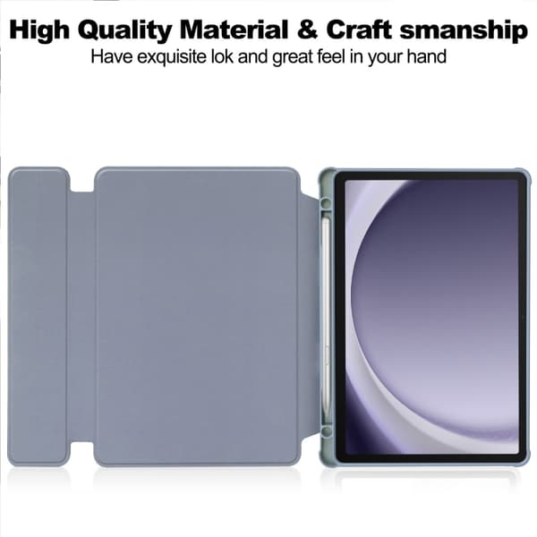 Samsung Galaxy Tab A9 Plus A11 Plus Keyboard Case, 360 Rotating PU Leather Stand Case with Auto Sleep/Wake, Lavender Lavender Lavendel