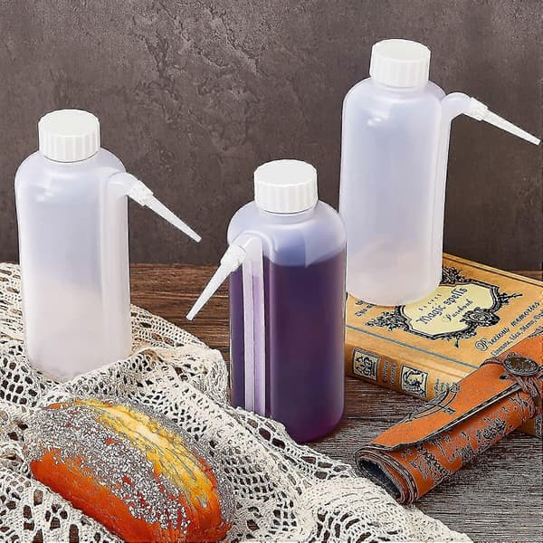 5 Pieces Communion Cup Filler Plastic Squeeze Bottles, Drip-Free, Squeezable, with Side Straw, Kr