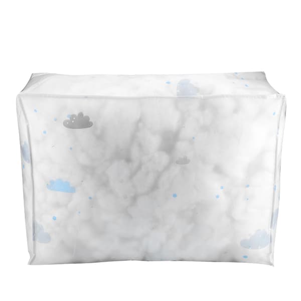 1 pc foldable clothes storage bag felt quilt sweater organizer box pouch suitcase (#2)