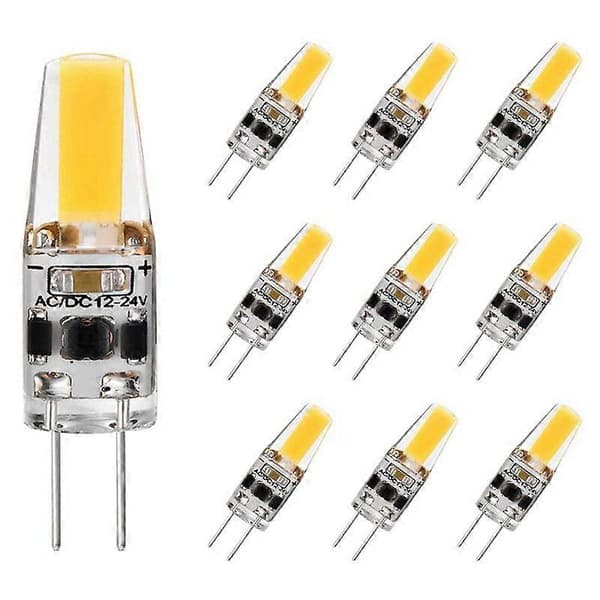 G4 LED Bulb Warm White Light Dimmable 3W Equivalent 30W AC/DC 12V-24V Bi-Pin LED Bulb G4 LE