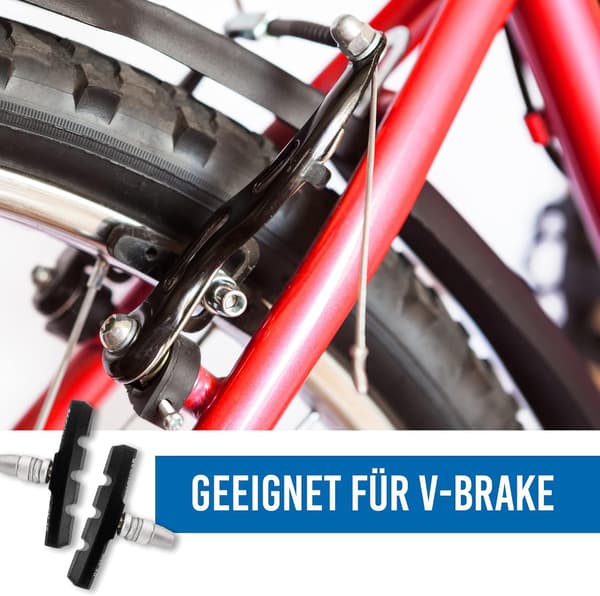 Cykel V-broms Bromsbelägg Modell PM25 70mm Alla Väderförhållanden