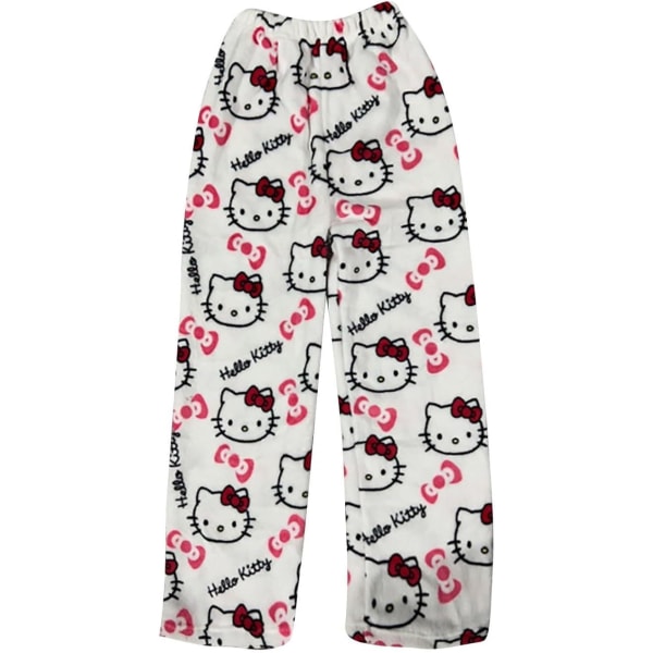 Dam långa pyjamasbyxor, mjuka Kawaii-pyjamas, bekväma anime-pyjamasbyxor för vintern, anime, tecknad film, casual, hemmatrosor, höst, vinter