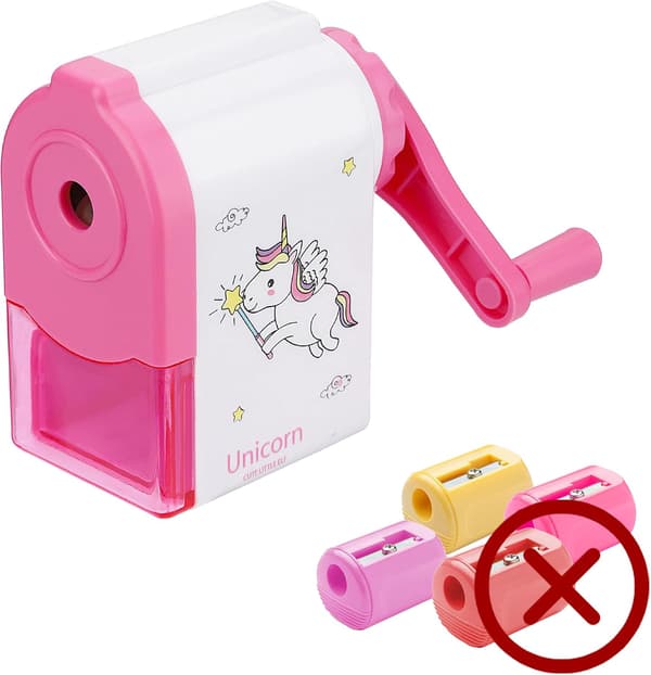 XJ-Pencil Sharpener, Hand-operated Manual Pencil Sharpener Animal Designed Pencil Sharpener