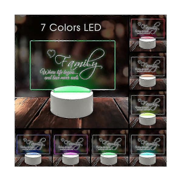 LED Message Board Night Light USB Plug Message Board Christmas Lighting Night Light Girlfriend Gift