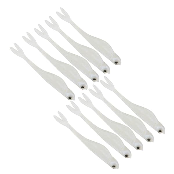 2Set Portable Artificial Simulation Fish Shape Soft Silicone Lure Fishing Accessories5#