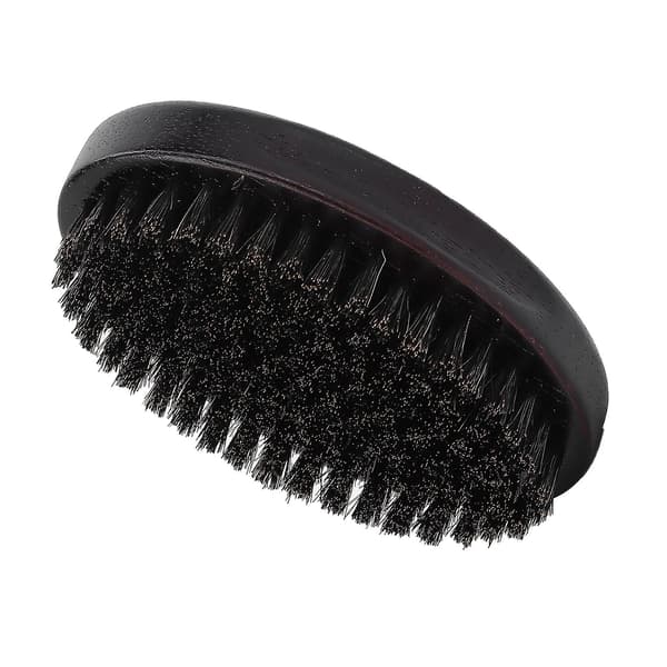 Portable Beard Brush with Wooden Handle for Men, for Salon Styling