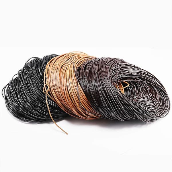 10 Meter Waxed Nylon Cord Rope String For DIY Bracelet Jewelry Making Crafts - Deep Coffee