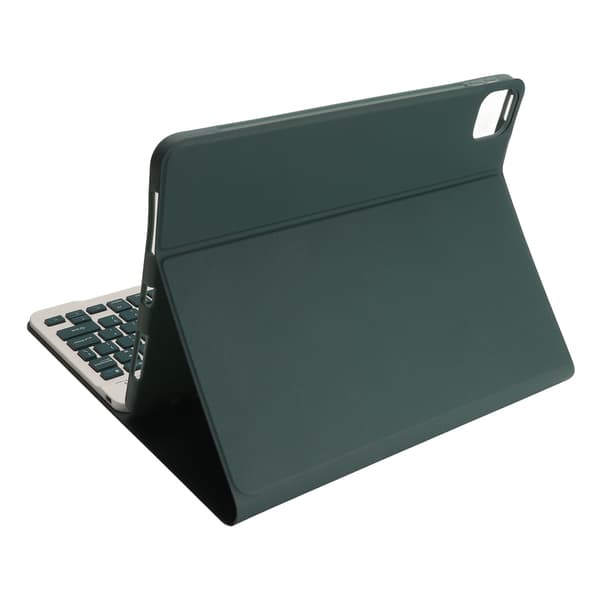 For IOS Tablet Pro Keyboard Magnetic Detachable Auto Sleep Pen Holder Support Wireless Keyboard with Case Mouse Green