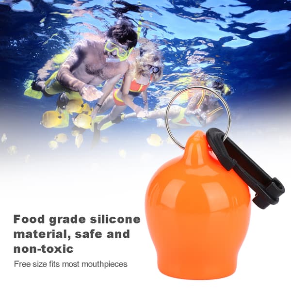 Sukellussilikonisuukappale pölytiivis suojakansi sukellus oranssi