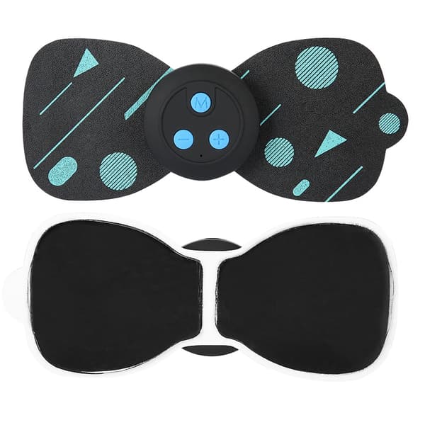 Mini Cervical Massager Multifunctional Rechargeable Pulse Shoulder Neck Back Massager Black