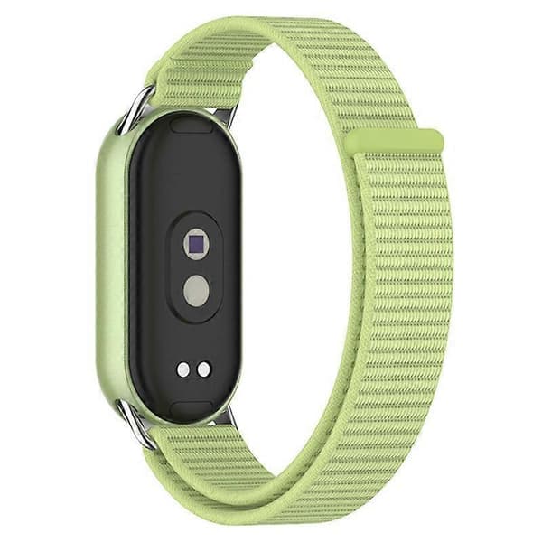xDfind Metallikontakti Nylonpunottu Loop-ranneke Xiaomi Smart Band 10 / 9 / 8 / NFC:lle