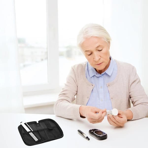 Portable Glucose Meter Case, Professional Diabetes Bag, Diabetes Accessories