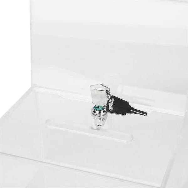 Aksyldonationsboks - Boks for stemmegivning, veldedighet, avstemninger, undersøkelser, lotterier, konkurranser, råd, tips
