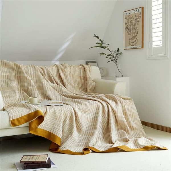Køleplaid, åndbar bambusfiberplaid - 150cm×200cm