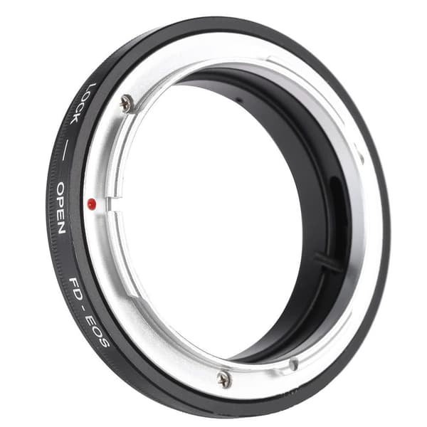 FD-EOS Adapterring til Canon FD-objektiver til Canon EOS (EF-fatning) Makroadapter i metal