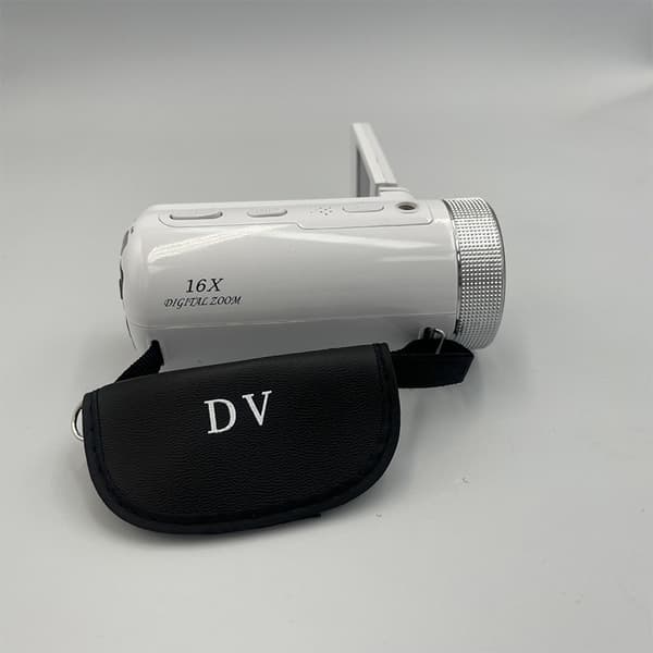 HD-digitalkamera med vidvinkelobjektiv Hvid Hvid White
