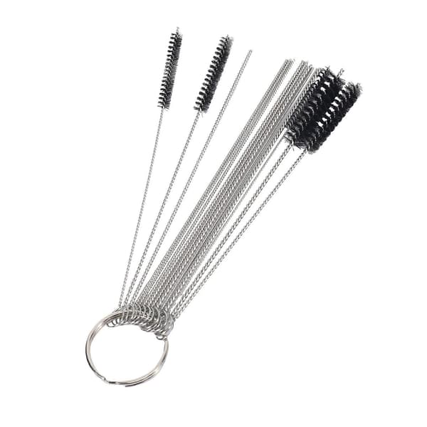 Carburetor Cleaning Tool Kit 10x Cleaning Needles With 5x Brushes