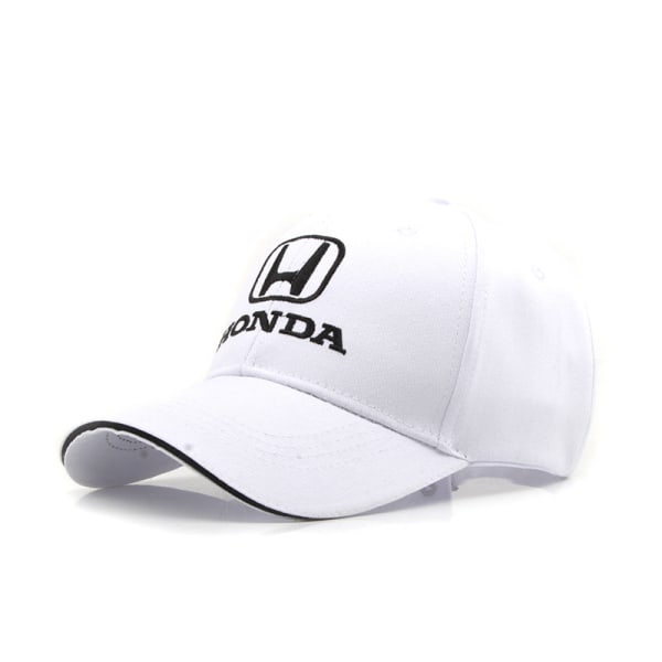 Honda Team Racing Visir Broderad Baseball Cap Bilkeps-vit
