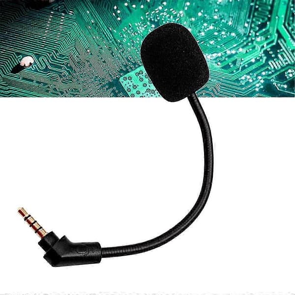 Erstatnings 3.5mm Mikrofon til Cloud Flight/Flight S Gaming Headset Gaming Hovedtelefon Mikrofon