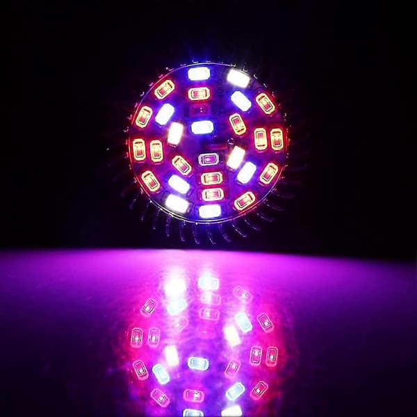 Plantelys, led10w E27 Høyeffekts Fullspektrum LED-panel Drivhus Hydroponisk Plantelys-Yvan