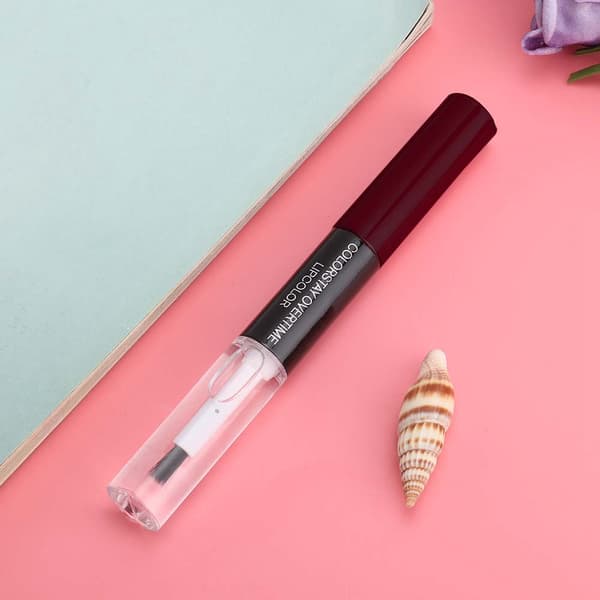 ibcccndc 5ml+5ml Long-lasting Makeup Liquid Lipstick Waterproof Beauty Double Lip Gloss (01)