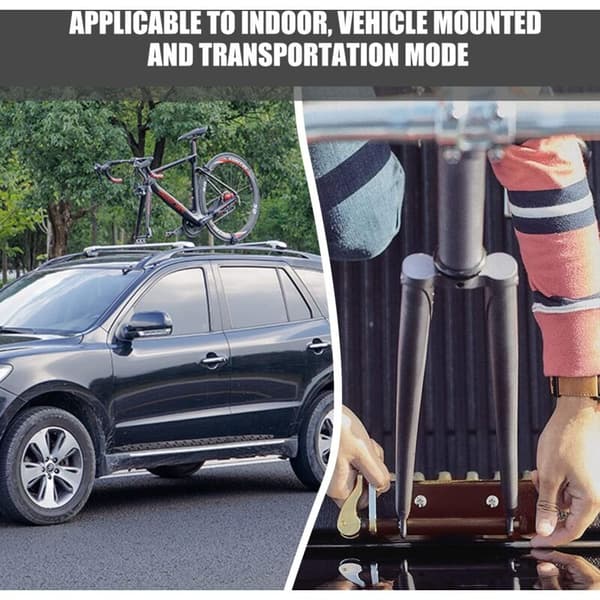 Quick Release Bicycle Fork Mount, Aluminum Alloy, Bike Front Fork Holder for Truck Trailer