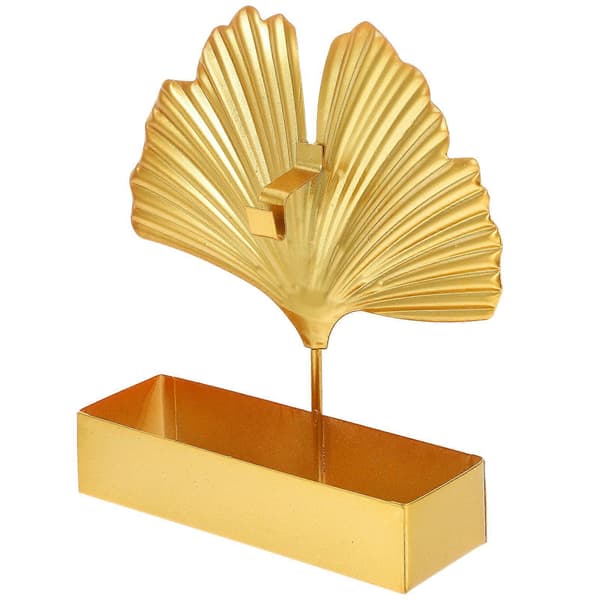 Mosquito Coil Holder for Household Use Decorative Ginkgo Leaf Modeling Mosquito Coil Rack Desk Decor