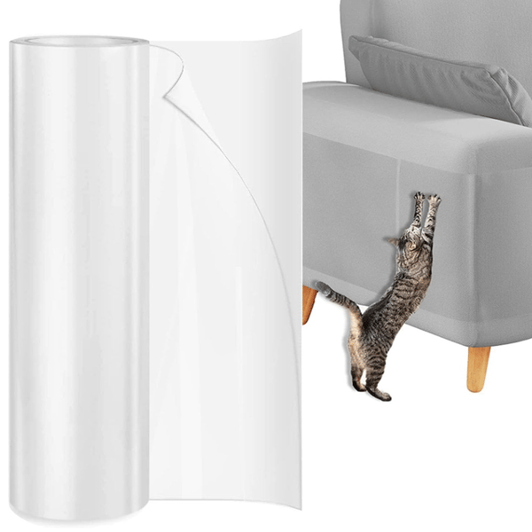 Kattekløbeskyttelsestape Sofapude Hundedør Anti-ridse Møbler 5M x 20cm