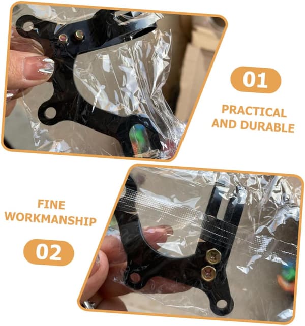 Justerbar sykkelbremseadapter for skivebremser, 2 stk -