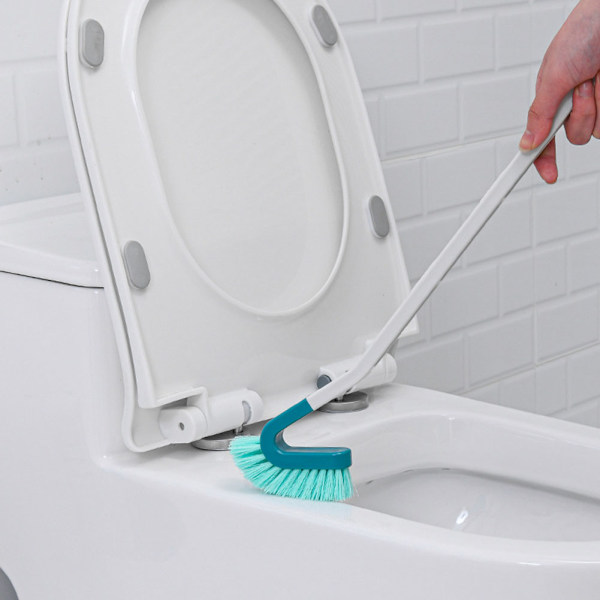 Multifunctional Non-Marking Wall-Mounted No Dead Ends Multi-Way Bathroom Base Brush Set Green