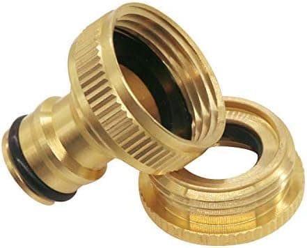 Universell badekar kran til hageslangeadapter, 1/2\" og 3/4\" 2 i 1