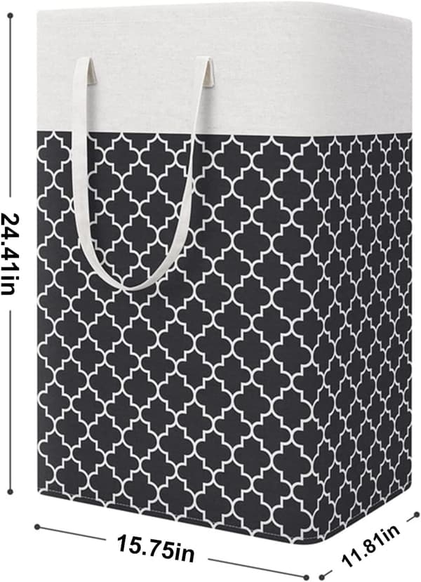 Laundry Basket, Large Laundry Bag with Handles, 75L Organizing Basket