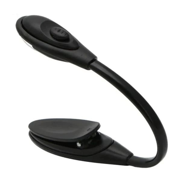 Read easily with our book light - Reading lamp with LED and clip Black black
