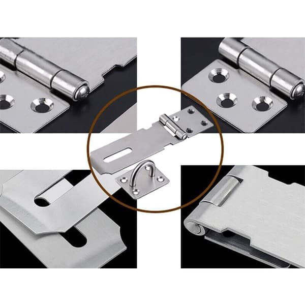 Heavy Duty Stainless Steel Door Latch with Screws - Compatible with Various Brands