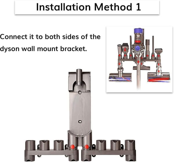 Tilbehørsholder til Dyson V7 V8 V10 V11 Sv10 Sv11 støvsugertilbehør, Dyson tilbehørsholder