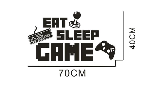 Spelrum Väggdekaler Muraler Gamer Väggdekaler Affisch för Barn
