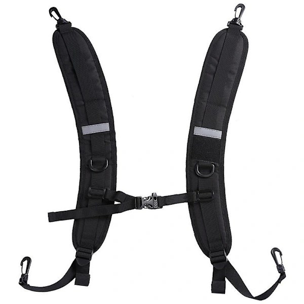 Backpack Straps, Adjustable Padded Shoulder Straps for Backpack, Dry Bag (1 pc, Black)