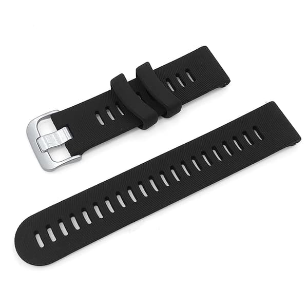 Urrem til Garmin Forerunner 245 Silikone Sort 20 mm