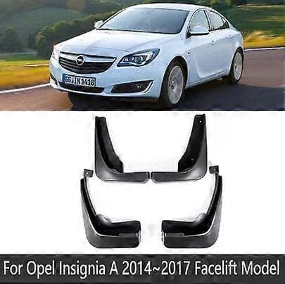 4 stk. bilstænklapper til Opel Insignia A 2009~2017 MK1 stænkskærme stænklapper skærm mudderklapper biltilbehør passer til facelift model