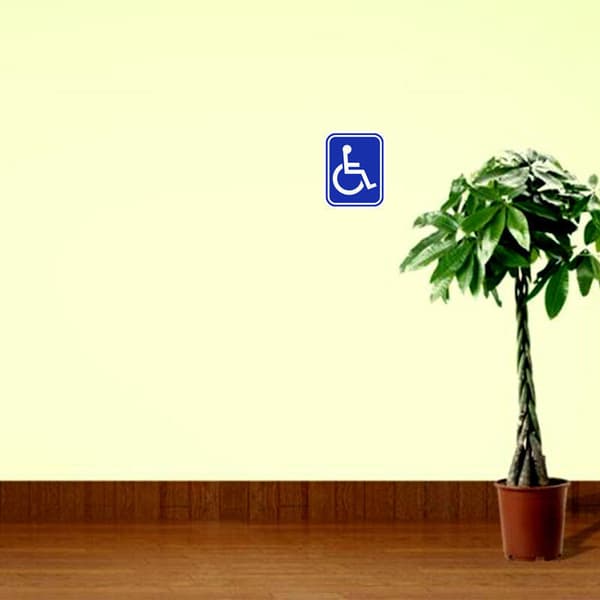 #Invalidikyltti 1 kpl Ulkokäyttö Auto Pakettiauto Kuorma-auto Invalidisymboli Pyörätuoli#