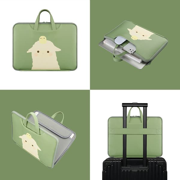 15-inch Cartoon Laptop Bag, Tablet Shoulder Bag