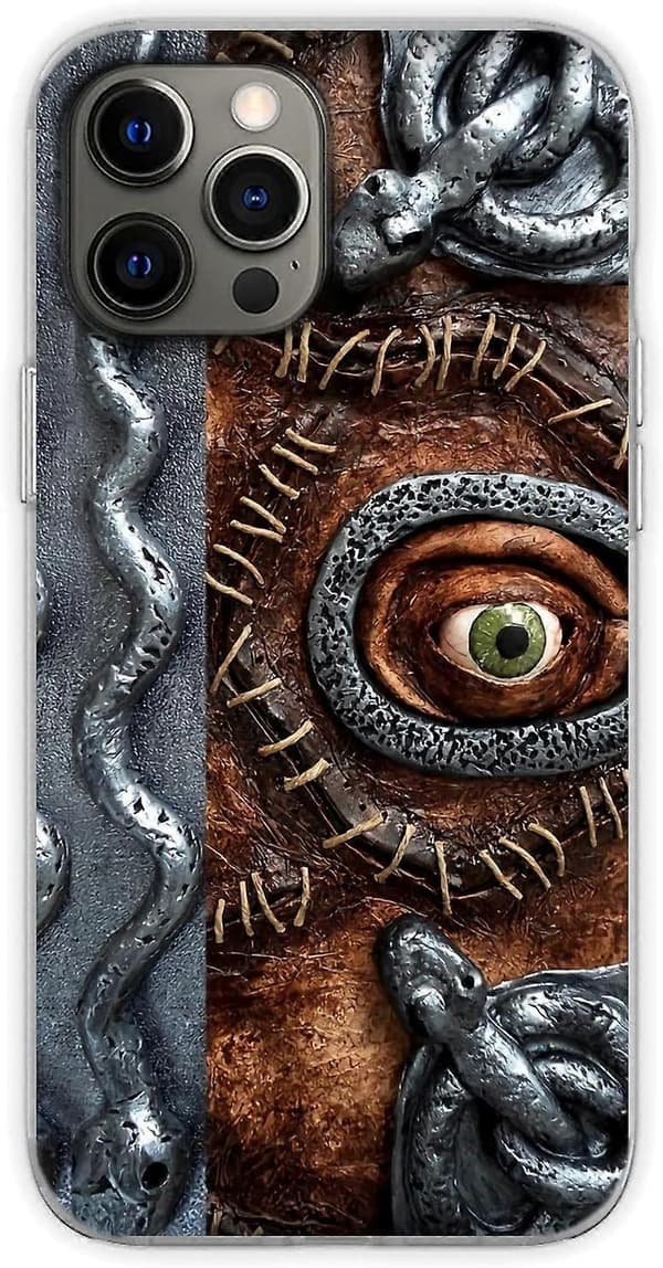 1 stk mobilskall til iPhone 15 Pro Max Halloween mobilskall beskyttende etui