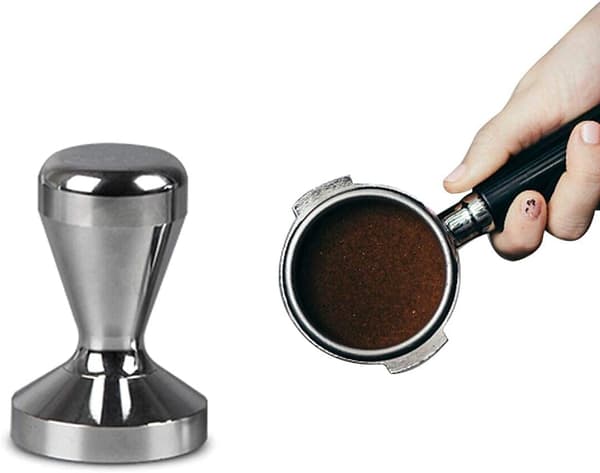 Kaffetamper 49mm, Espressokaffe Presse Rustfrit Stål