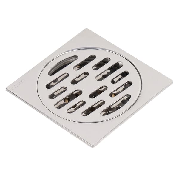 4 inch Square Odor-Proof Insect-Proof Floor Drain with Copper Core for Bathroom Kitchen Balcony